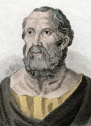 Portret van Plato (428-348 v.Chr.), filosoof van het oude Griekenland