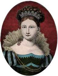 Portret van Prinses Louise van Saksen-Gotha-Altenburg (1800-1831)