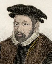 Portret van Sir Nicholas Bacon (1510-1579), Engelse politicus en advocaat
