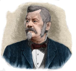Portret van Wilhelm Jordan (1842-1899), Duitse geodeet.