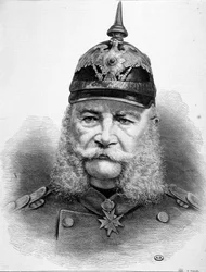 Portret van Willem Friederich Ludwig I, koning van Pruisen en keizer van Duitsland (1797-1888)