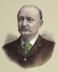Portret van de Britse soldaat Lord Robert Stephenson Smith Baden Powell (1857-1941), oprichter van Scouting.