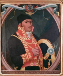 Portret van de Mexicaanse patriot Maria Morelos (1765-1815)