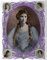 Portret van de zangeres Nellie (Nelly) Melba (1861-1931)