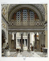 Romeinse woning in de oudheid - in 