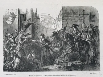 Sling Scene - Het volk roept om de vrijheid van Brousel in 1648