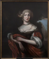 Portret van Gravin Sophie Amalie van Nassau-Siegen (1650-1688), Hertogin van Koerland