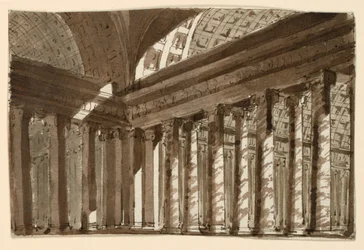 Toneelontwerp, interieur van hal