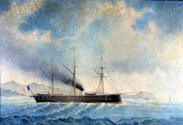 De Fregat Glory. 1859.