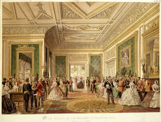 Het huwelijk van prins van Wales Edward VII