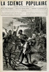 De martelaren van de geografische wetenschap: de dood van kapitein Cook. Omslag 