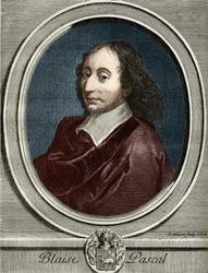 Portret van Blaise Pascal (1623-1662), Franse natuurkundige, wiskundige en schrijver