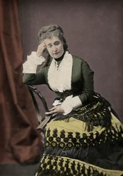 Eugenie de Montijo, vrouw van Napoleon III, de laatste keizerin van Frankrijk