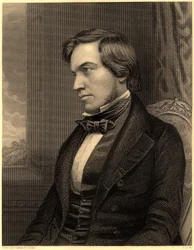George Fownes (1815-1849). Britse chemicus, ca.1860 (gravure)