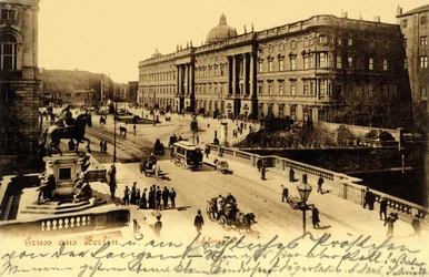 Duitsland, Berlijn, paleis van de Duitse Keizer, ansichtkaart circa 1904