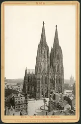 Duitsland, Noordrijn-Westfalen, Keulen, kathedraal, uitgegeven door Roemmler en Jonas, Dresden