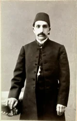 Portret van sultan Abdulhamid II (1842-1918)