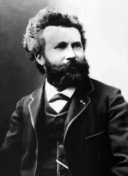 Portret van Camille Flammarion (1842-1925), Franse astronoom en wetenschappelijk journalist
