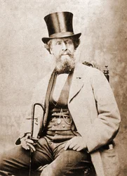 Portret van Charles Dickens (1812-1870), Engelse schrijver rond 1855