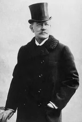 Portret van Graaf Michael Nicolaievich Muravieff (1845-1900) Russische politicus. Fotografie, begin 20e eeuw