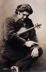 Portret van Eugène Ysaÿe