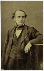 Portret van Frédéric Sauvage in 1854, Franse uitvinder