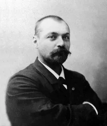 Portret van Gabriel Bonvalot, Franse ontdekkingsreiziger en oriëntalist.