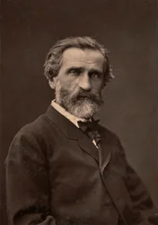 Portret van Giuseppe Verdi, beroemde componist