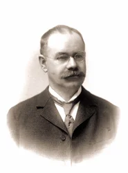 Portret van Hermann Hollerith (1860-1929), Amerikaanse statisticus