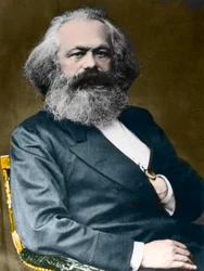 Portret van Karl Marx (1818-1883).