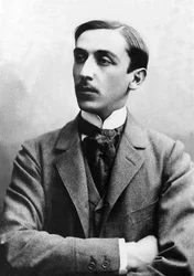 Portret van Maurice Barrès (1862-1923), Franse essayist, romanschrijver en politicus.