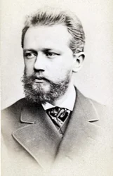 Portret van Piotr of Petr Ilyich Tchaikovsky