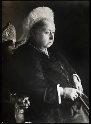 Portret van Koningin Victoria (1819-1901), Koningin van het Verenigd Koninkrijk van Groot-Brittannië en Ierland. FPL collectie