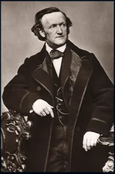 Portret van componist Richard Wagner (1813-1883) - Portret van Richard Wagner (1813-1883), Duitse componist.
