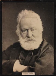 Portret van de Franse schrijver Victor Hugo (1802-1885)