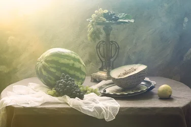 Vintage fruitstilleven
