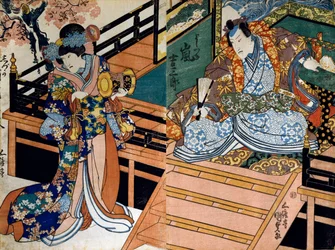 Shiki no Nagame Maru-ni-I no Toshi, Toshi acteur, scène uit De Vier Seizoenen
