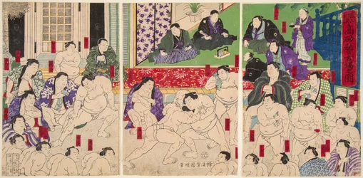 De sumoworstelschool Takasago Beya
