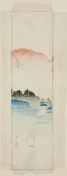 Envelop met landschap