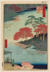 Binnen in het Akiba-heiligdom, Ukeji