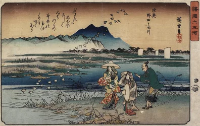 Juweelrivier van Noda in de provincie Mutsu, 1835-1837