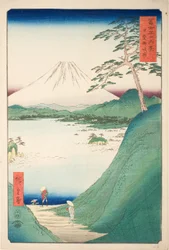 Misaka-pas in de Provincie Kai (Kai Misakagoe), uit de serie "Zesendertig Zichten op de Berg Fuji (Fuji sanjurokkei)"
