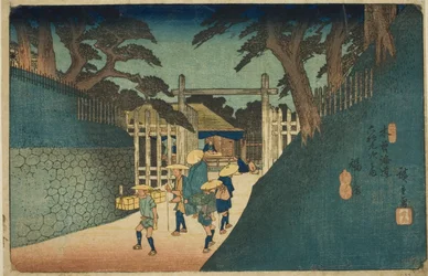 Nr. 38: Fukushima, uit de serie "Negenenzestig Stations van de Kisokaido"