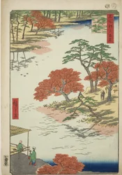 Omgeving van het Akiba-heiligdom, Ukeji, uit de serie 