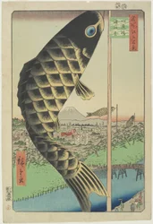 Suido-brug, Surugadai, mei 1857