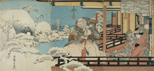 Taira no Kiyomori achtervolgd door vreemde verschijningen
