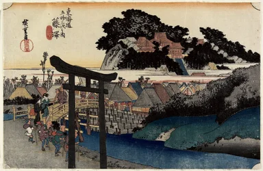 Yugyo_ji Tempel, Fujisawa, c. 1833