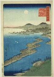 Amanohashidate in de provincie Tango, uit de serie 