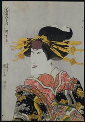 Een Okubi-E van de Acteur Nakamura Matsue III