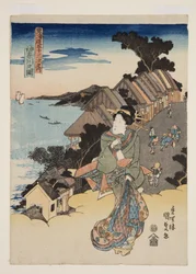 Uitzicht op Kanagawa